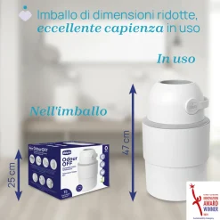 Chicco Odour off mangiapannolini telescopico –
