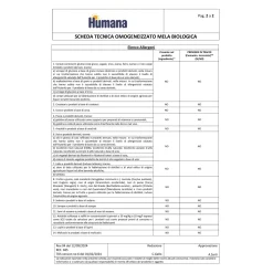 Humana Omo mela biologica 4x100g –