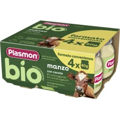 Plasmon Omogeneizzato bio – manzo 4x80g –