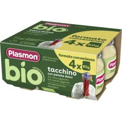 Plasmon Omogeneizzato bio – tacchino 4x80g –