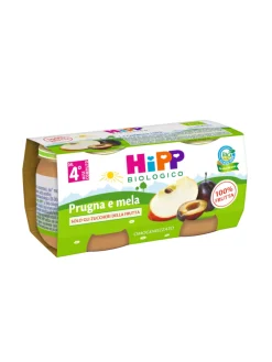 Hipp Omogeneizzato prugna e mela 100% 2x80g