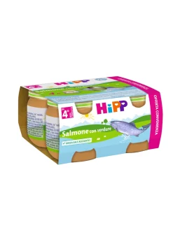 Hipp Omogeneizzato salmone con verdure 4x80g