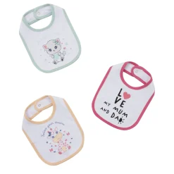 Mawi Pack 3 bavaglini bimba stampati