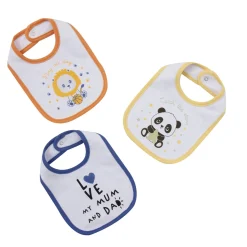 Mawi Pack 3 bavaglini bimbo stampati