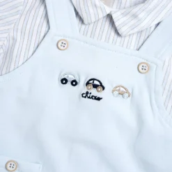 Chicco Pagliaccetto elegante, in cotone, apertura sulla schiena e a patello