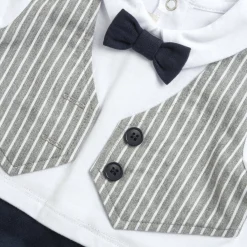 Chicco Pagliaccetto elegante, in cotone, apertura sulla schiena e a patello