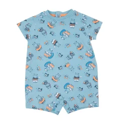 Mawi Pagliaccetto neonato hippo allover