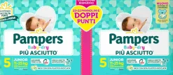 Catalogo Pampers Pampers baby-dry tg.5 junior 11-25kg – 22+22 pz