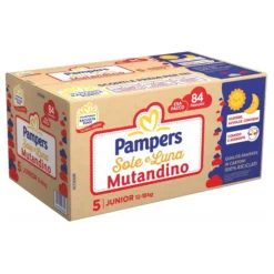 Catalogo Pampers Pampers mutandina sole e luna junior 5 – esapack – 84 pezzi (taglia 5)
