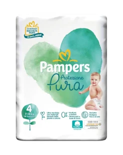 Catalogo Pampers Pampers naturello 0% profumo, taglia 4 (7-18 kg) – 19 pz