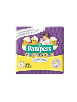 Catalogo Pampers Pampers progressi micro taglia 0 (1-2.5 kg) – 24 pz