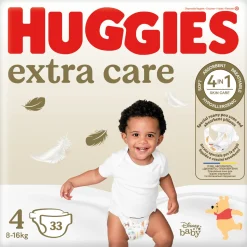 Huggies Pannolini extra care tg. 4 (8-16 kg) – 33 pezzi –