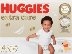 Huggies Pannolini extra care tg. 4 (8-16 kg) – 33 pezzi –
