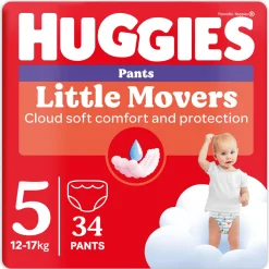 Huggies Pannolini little movers mutandina tg.5 – 34 pezzi –