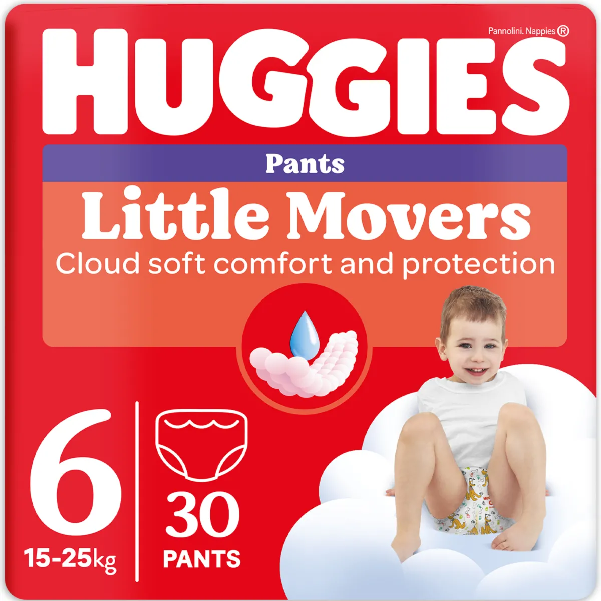 Huggies Pannolini little movers mutandina tg.6 – 30 pezzi –