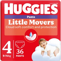 Huggies Pannolini little movers mutandina tg.4 – 36 pezzi –