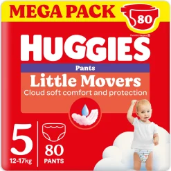 Huggies Pannolini little movers mutandina megapack tg.5 – 80 pezzi –