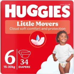 Huggies Pannolini little movers tg.6 – 34 pezzi –