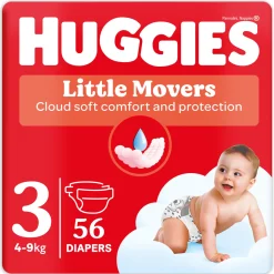 Huggies Pannolini little movers unisex grande t 3 56pz –