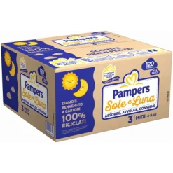 Catalogo Pampers Pannolino sole&luna esapack (tg 3) midi 120pz – pampers