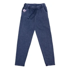 Mawi Pantalon french terry bimba blu