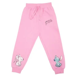 Disney Pantalone bimba rosa “stitch”
