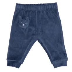 Mawi Pantalone ciniglia bimba beige con taschina