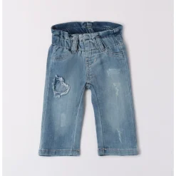 Mignolo Pantalone fake denim con cuore
