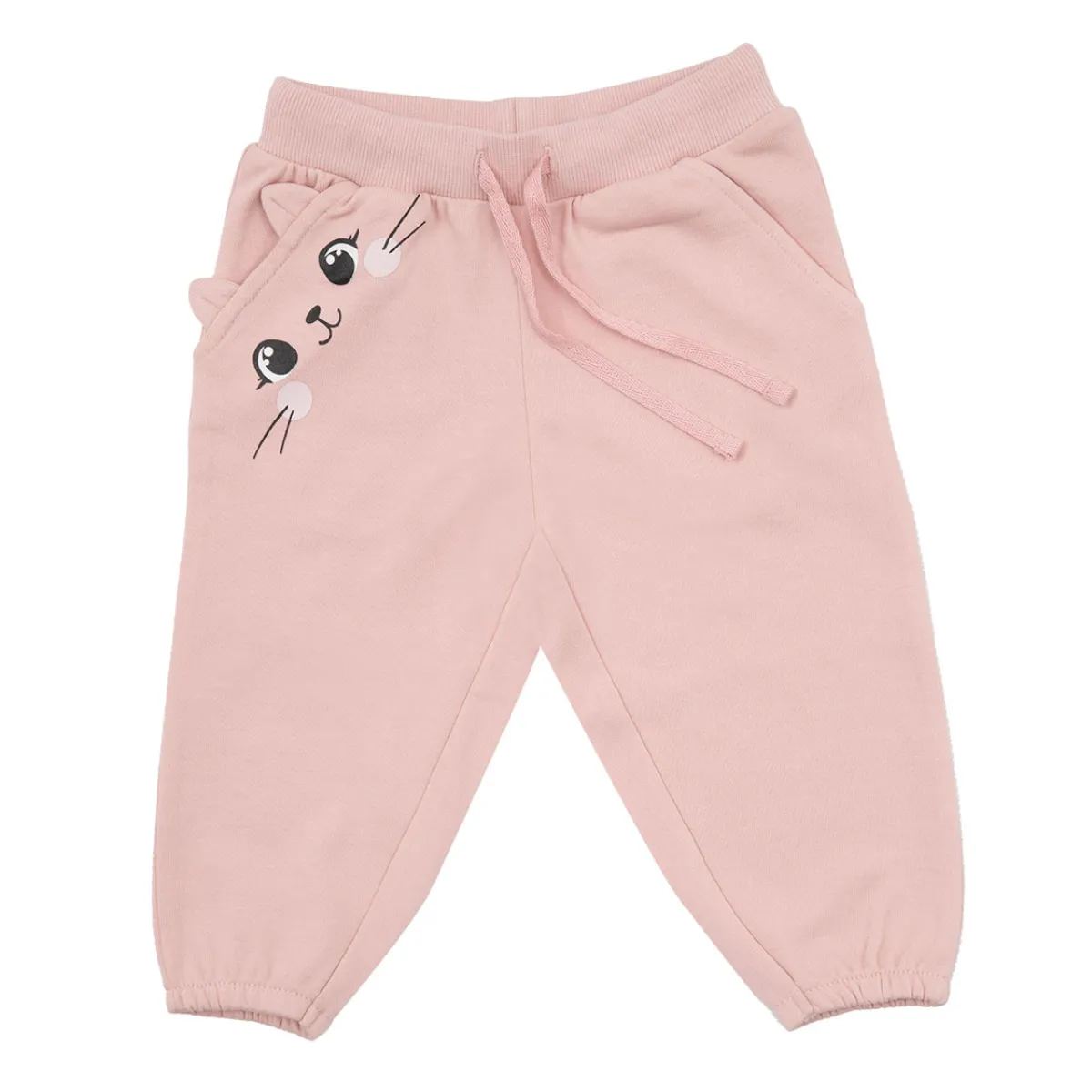 Mawi Pantalone felpato bimba con patch