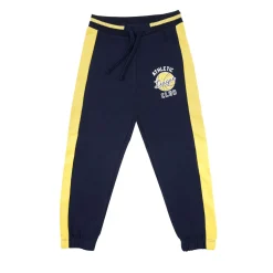Mawi Pantalone felpato bimbo /giallo stampato