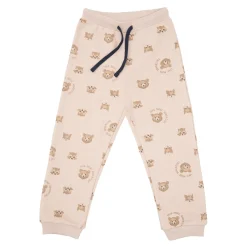 Mawi Pantalone felpato bimbo beige “orsetti”