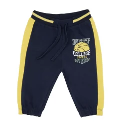 Mawi Pantalone felpato bimbo /giallo “best collage”