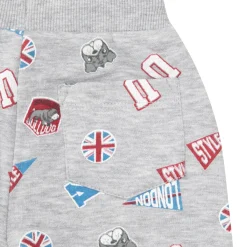 Mawi Pantalone felpato bimbo chiaro stampato