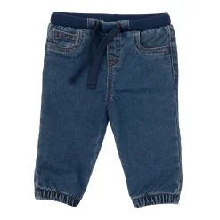 Mawi Pantalone finto denim bimbo felpato