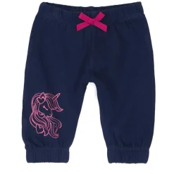 Chicco Pantalone fleece blu unicorno –