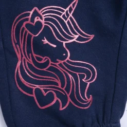 Chicco Pantalone fleece blu unicorno –
