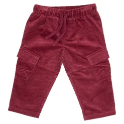 Mawi Pantalone velluto bimbo bordeaux