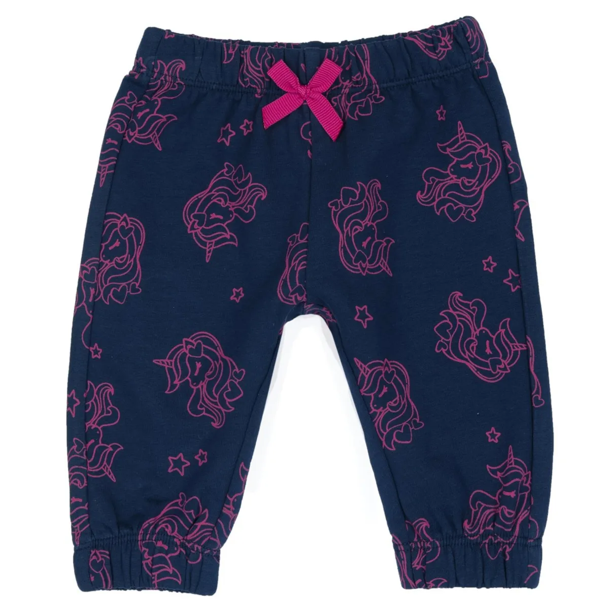 Chicco Pantaloni fleece blu fantasia unicorno –
