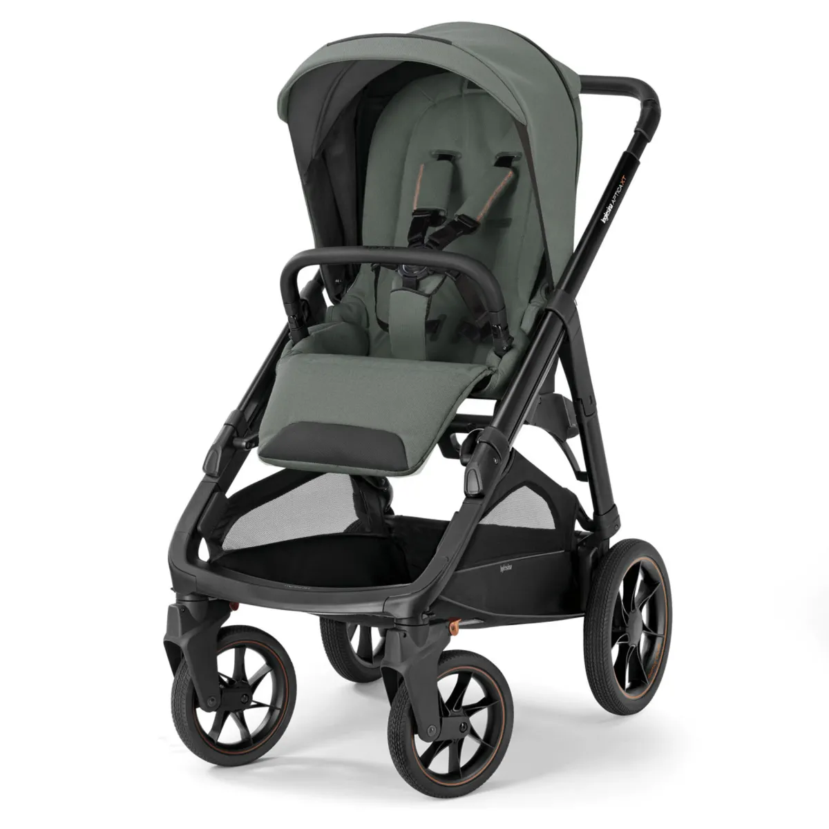 Inglesina Passeggino aptica xt colore taiga green total black –