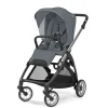 Inglesina Passeggino electa silver black colore union grey –