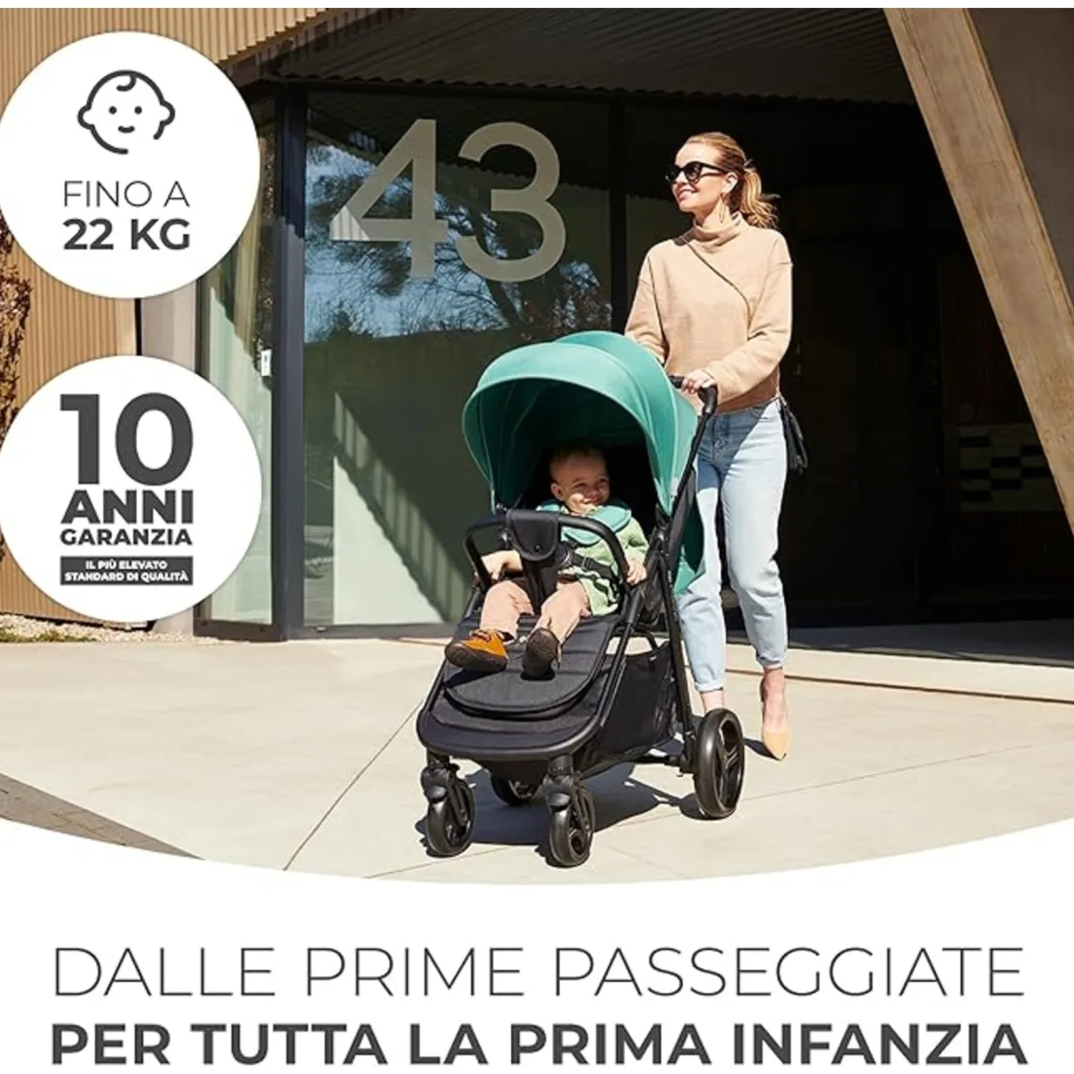 KinderKraft Passeggino leggero rine black –