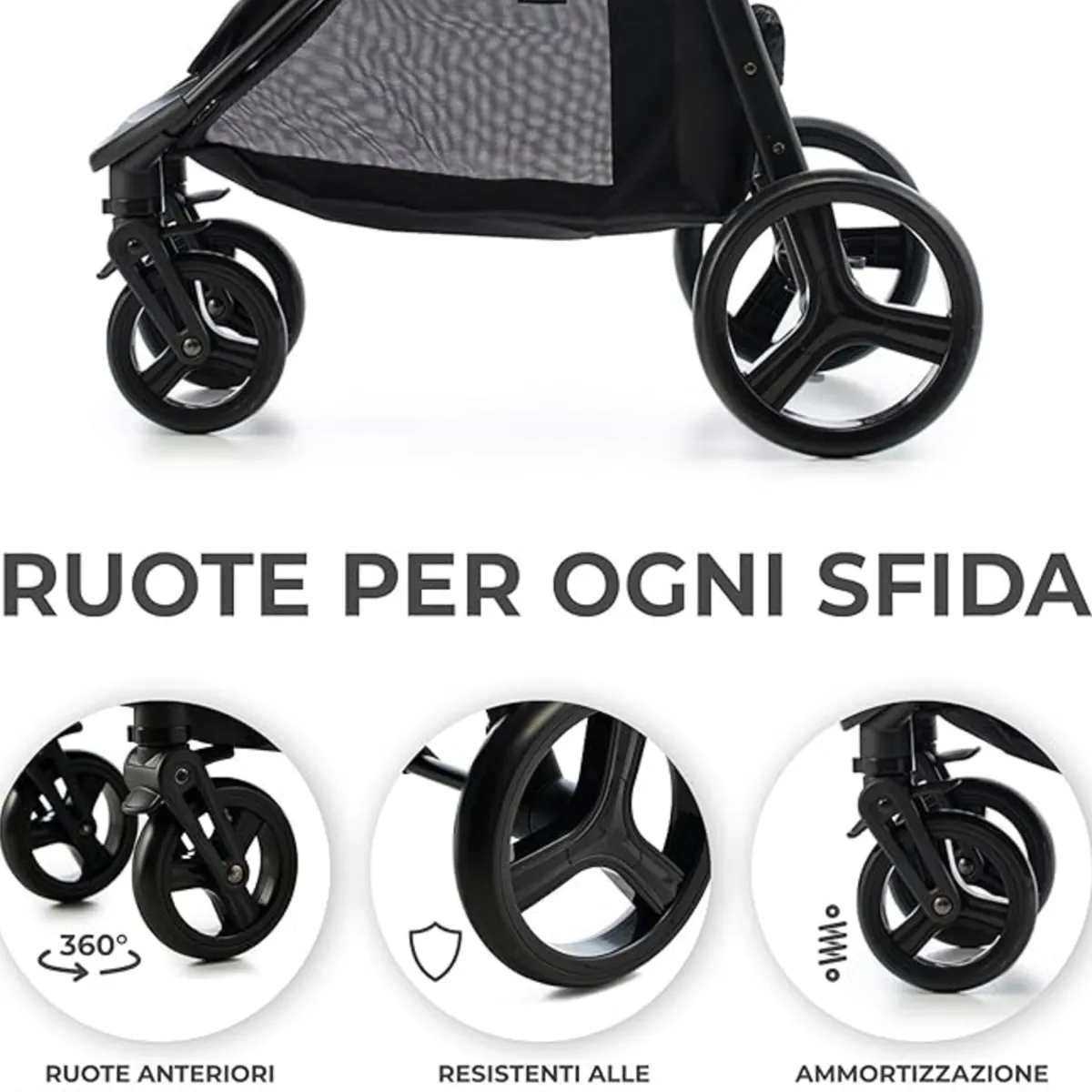 KinderKraft Passeggino leggero rine black –