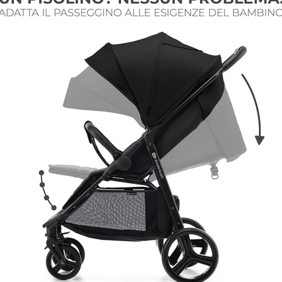 KinderKraft Passeggino leggero rine black –