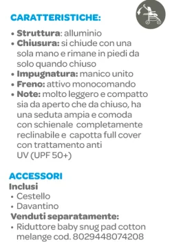 Inglesina Passeggino sketch red