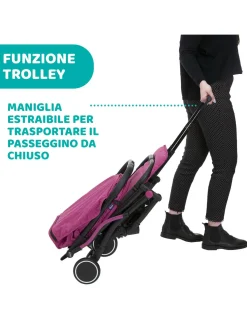 Chicco Passeggino trolley me aurora pink