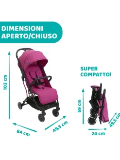 Chicco Passeggino trolley me aurora pink
