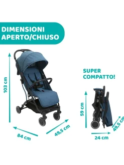 Chicco Passeggino trolley me calypso blue