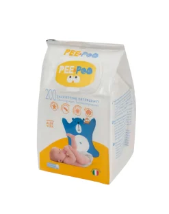 Bambino Pee&poo salviettine detergenti 200 pz