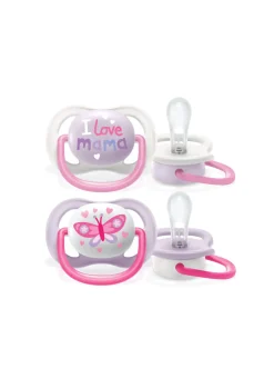 Avent Philips – 2 succhietti ultra air collection 0-6m femmina – mama