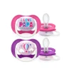 Avent Philips – 2 succhietti ultra air collection 6-18 femmina – papa
